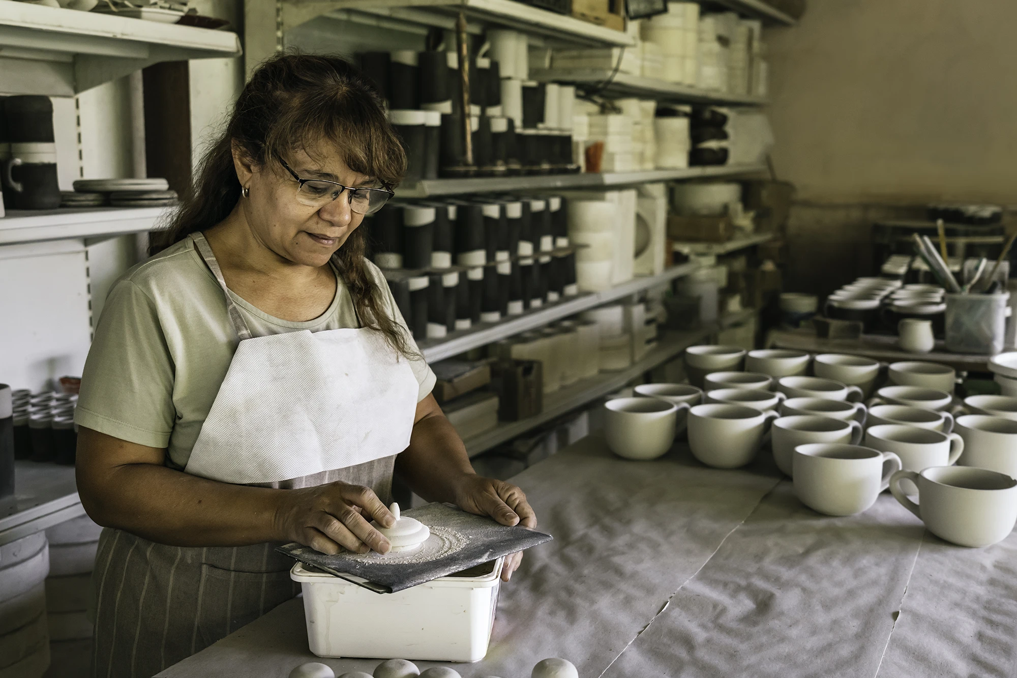 woman worker thiking about legal help